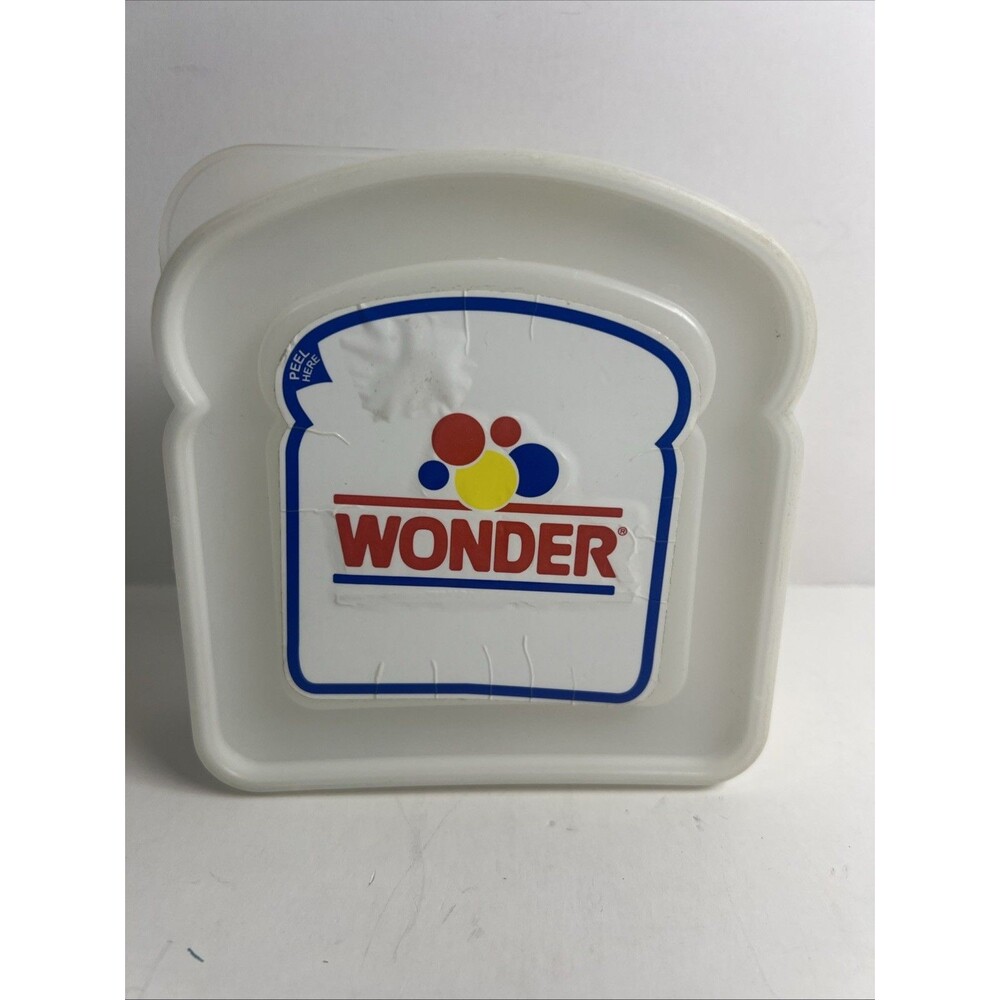 Wonder Bread Plastic Sandwich Container BACK TO SCHOOL